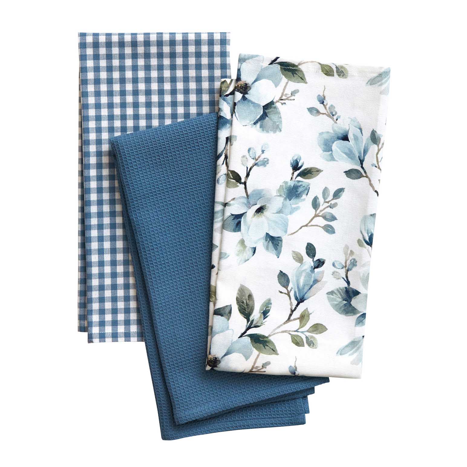 Wallace Cotton Magalie Tea Towel Set of 3